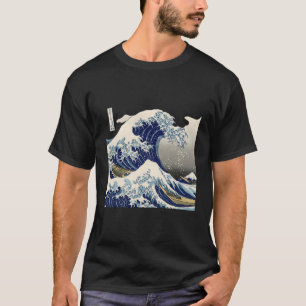 Kanagawa De Grote Golf Japanse kunst T-shirt