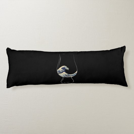 Kanagawa Glencairn Glass Lichaamskussen (Achterkant)