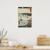 Kanagawa, Japan: Oude Utagawa-houtsnede Poster (Keuken)