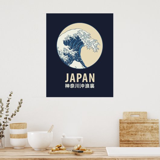 Kanagawa, Japan Poster (Keuken)