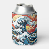 Kanagawa Japans De grote golf Blikjeskoeler (Blikje Voorkant)