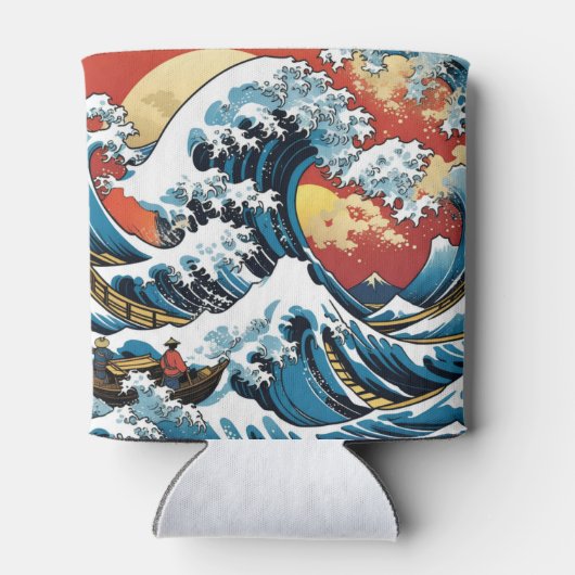 Kanagawa Japans De grote golf Blikjeskoeler (Achterkant)