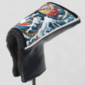 Kanagawa Japans De grote golf Golfheadcover (3/4 voorkant)