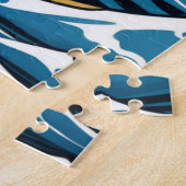 Kanagawa Japans De grote golf Legpuzzel (Zijkant)