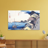 Kanagawa: Uitzicht van de Ridge Canvas Afdruk (Insitu (Woonkamer))