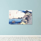 Kanagawa: Uitzicht van de Ridge Canvas Afdruk (Insitu (Houten vloer))