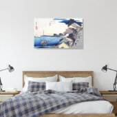 Kanagawa: Uitzicht van de Ridge Canvas Afdruk (Insitu (Slaapkamer))