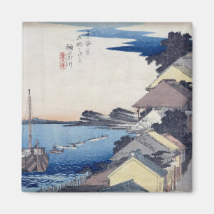 Kanagawa: Uitzicht van de Ridge Magneet