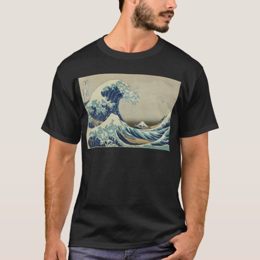 Kanagawa Wave van Katsushika Hokusai T-shirt (Voorkant)