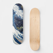 Kanagawa Waves, Japans kunstpatroon Persoonlijk Skateboard (Voorkant)