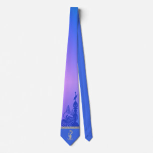 Kanak das met nokversiering. Blauw.
