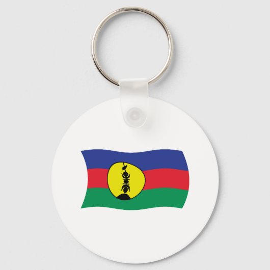 Kanak Volk Vlag Sleutelhanger (Voorkant)