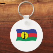 Kanak Volk Vlag Sleutelhanger (Voorkant)