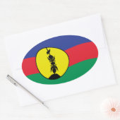Kanak Volk Vlag Sticker (Envelop)