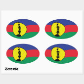 Kanak Volk Vlag Sticker (Vel)
