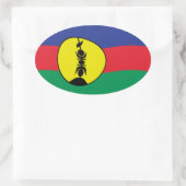 Kanak Volk Vlag Sticker (Tas)