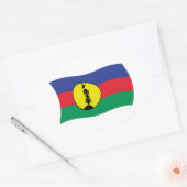 Kanak Volk Vlag Sticker (Envelop)