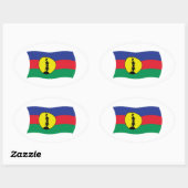 Kanak Volk Vlag Sticker (Vel)