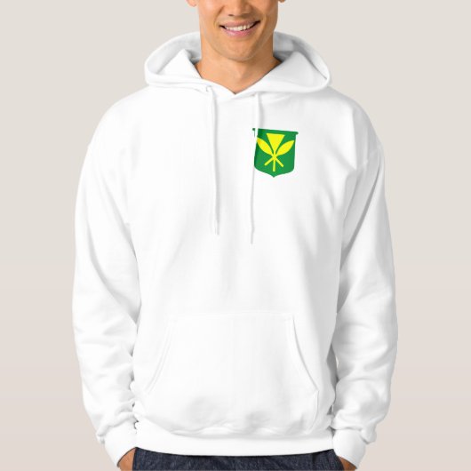Kanaka Maoli Flag Hoodie (Voorkant)