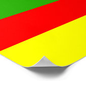 Kanaka Maoli Flag Poster (Hoek)