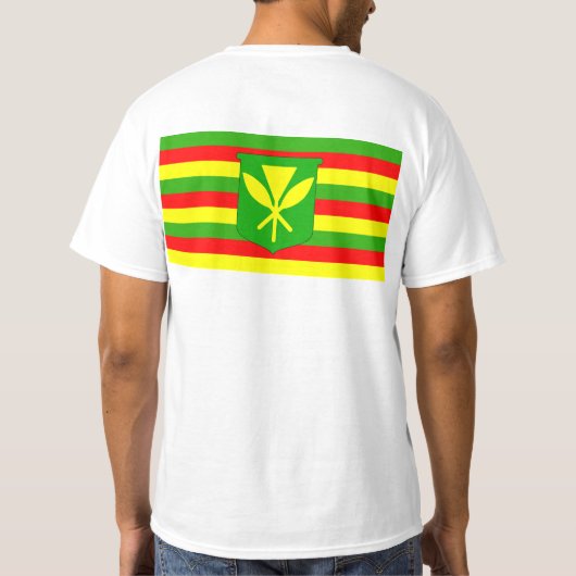 Kanaka Maoli Flag T-shirt (Achterkant)
