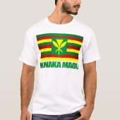 Kanaka Maoli Flag T-shirt (Voorkant)