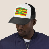 Kanaka Maoli Flag Trucker Pet (In situ)