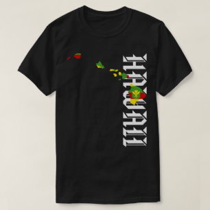 KANAKA MAOLI HAWAII-EILANDEN T-SHIRT
