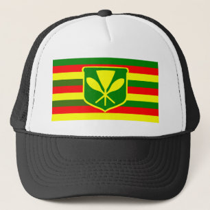 Kanaka Maoli - Native Hawaiian Flag Trucker Pet