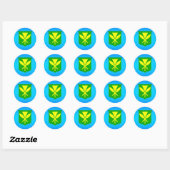 Kanaka Maoli Ronde Sticker (Vel)