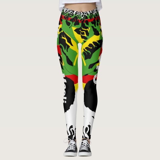 Kānaka Maoli ROOTS Leggings (Voorkant)