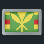 Kanaka Maoli-vlag - Hawaiian Independence Flag Gesp<br><div class="desc">Kanaka Maoli-vlag - Hawaiian Independence Flag</div>