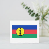 Kanaky Flag Briefkaart (Staand voorkant)
