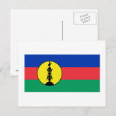 Kanaky Flag Briefkaart (Voorkant / Achterkant)