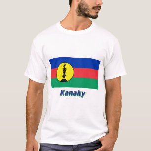 Kanaky Flag met naam T-shirt