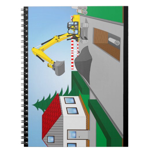 Kanalbaustelle Notitieboek (Voorkant)
