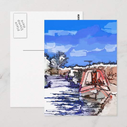 KANALEN BRIEFKAART (Voorkant / Achterkant)