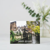 Kanalen Brugge Briefkaart (Staand voorkant)