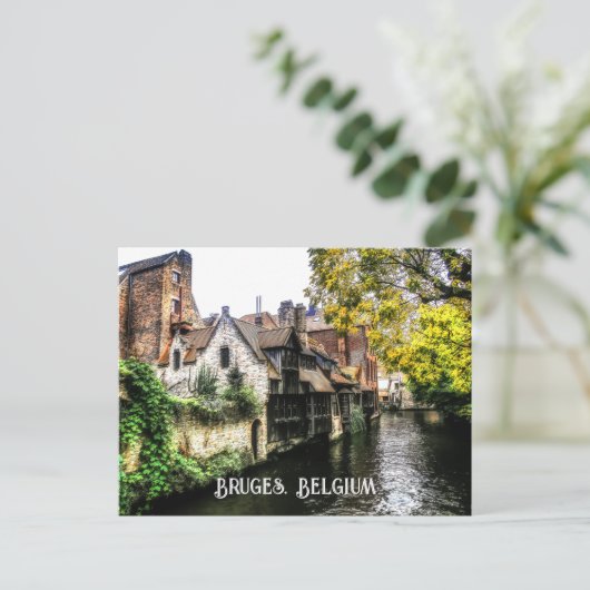 Kanalen Brugge Briefkaart (Staand voorkant)