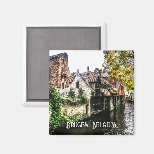 Kanalen Brugge Magneet (Voorkant / Achterkant)
