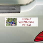 KANALEN BUMPERSTICKER (Op auto)