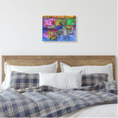 KANALEN CANVAS AFDRUK (Insitu (Slaapkamer))