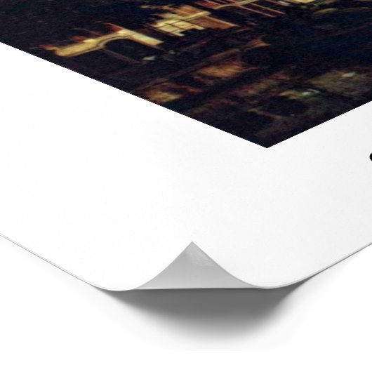 Kanalen in Amsterdam door Jan Van Der Heyden Poster (Hoek)