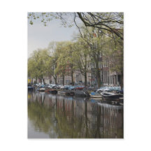 Kanalen in Amsterdam, Nederland