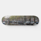 Kanalen in Amsterdam, Nederland Persoonlijk Skateboard (Horizontaal)