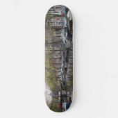 Kanalen in Amsterdam, Nederland Persoonlijk Skateboard (Voorkant)