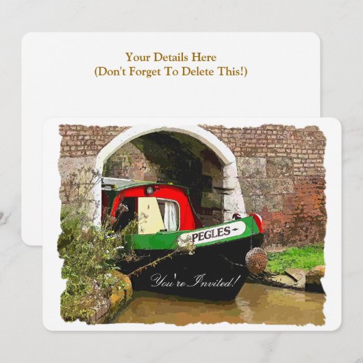 KANALEN KAART (Voorkant / Achterkant)