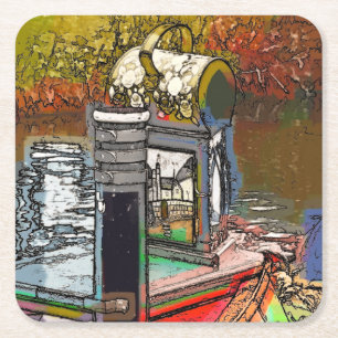 KANALEN KARTONNEN ONDERZETTERS