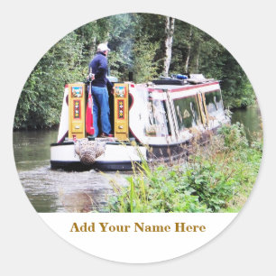 KANALEN RONDE STICKER