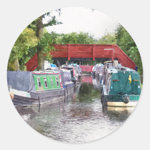 KANALEN RONDE STICKER